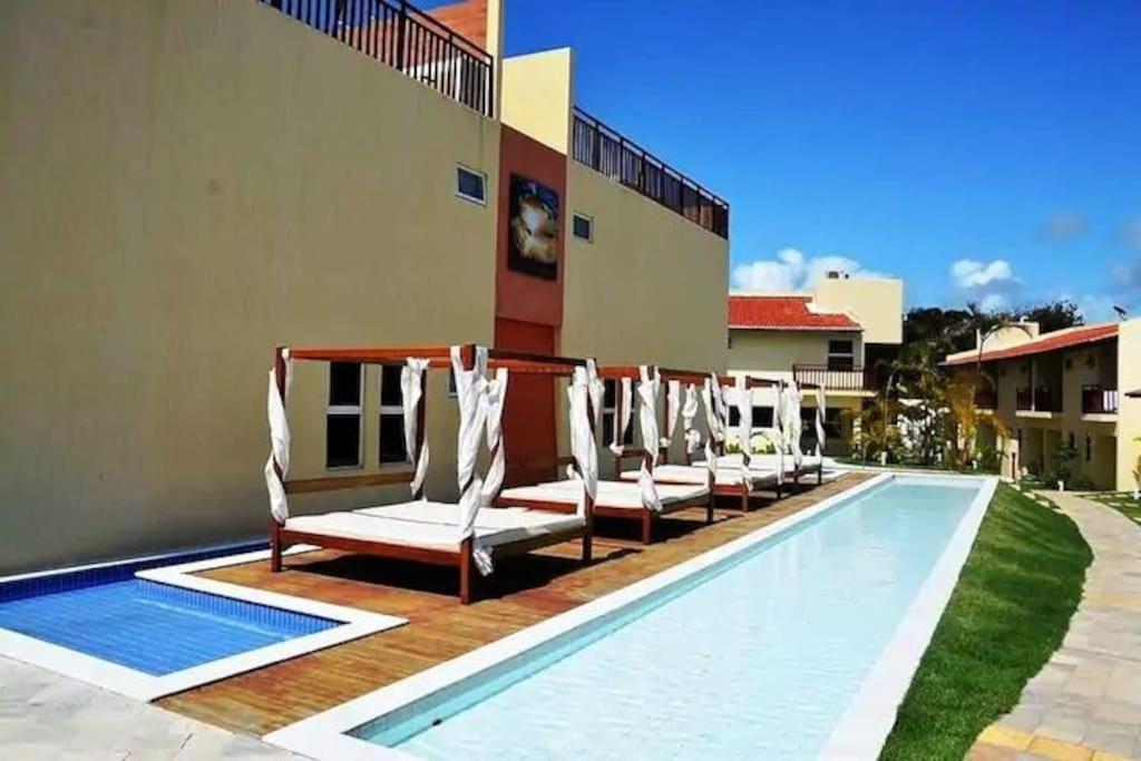 Solar Flats - Wood - Pipa Rn Aparthotel Praia de Pipa Ngoại thất bức ảnh